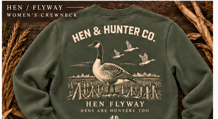 Hen Flyway Crewneck
