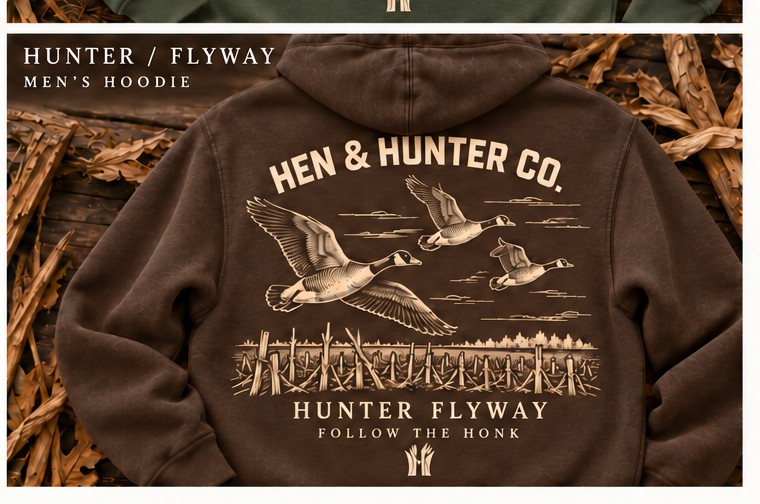 Hunter Flyway Hoodie — Brown